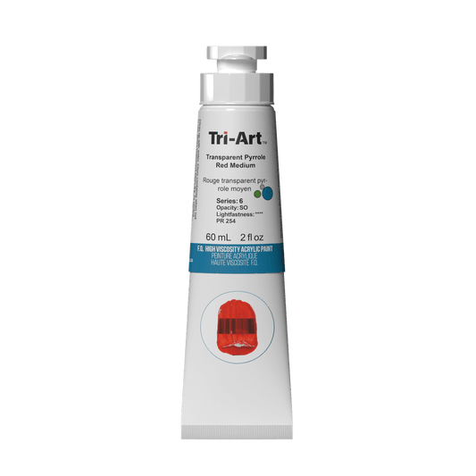 Tri-Art High Viscosity - Transparent Pyrrole Red Medium
