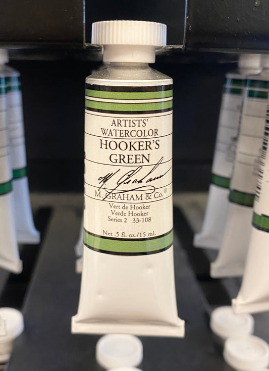 M. Graham Hookers Green 0.5 oz (15 ml) Artists' Watercolor