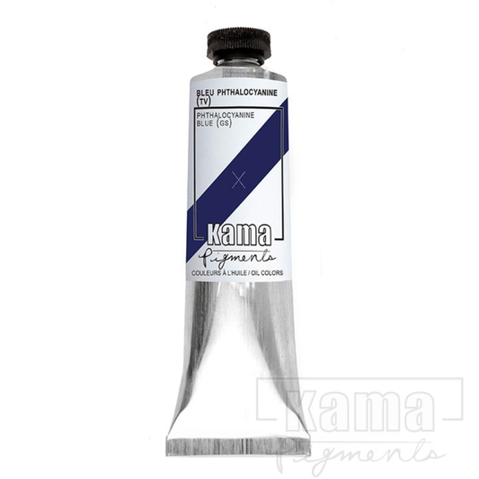 Kama Oil Phthalo Blue 37ml - Professional Artist Quality
