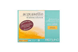 Fabriano Artistico Watercolour Pad - Cold Press, 300gsm, 20 Sheets, 9x12" (23x30.5cm)