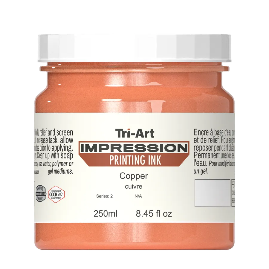 Impressions Block Printing Ink - Iridescent Copper