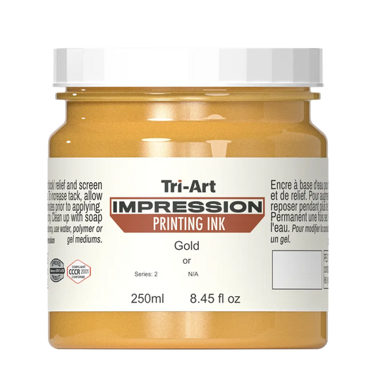 Impressions Block Printing Ink - Iridescent Gold
