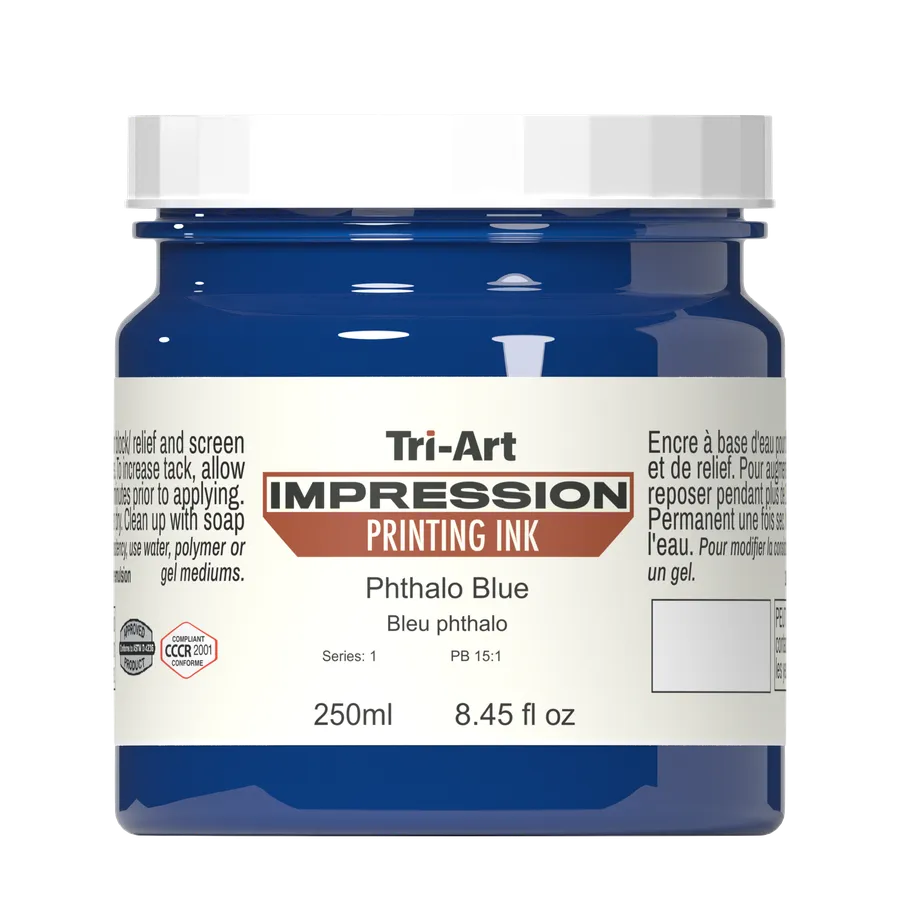 Impressions Block Printing Ink - Phthalo Blue
