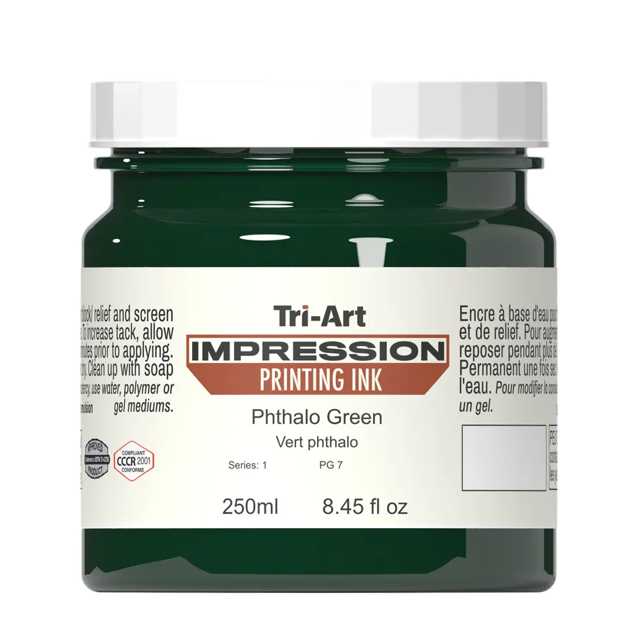 Impressions Block Printing Ink - Phthalo Green