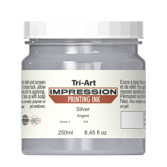 Impressions Block Printing Ink - Silver