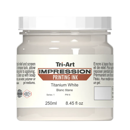 Impressions Block Printing Ink - Titanium White