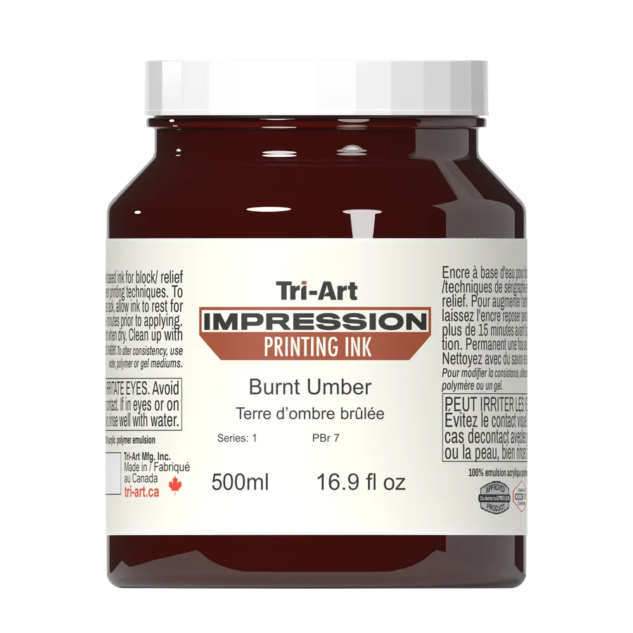 Impressions Block Printing Ink - Burnt Umber