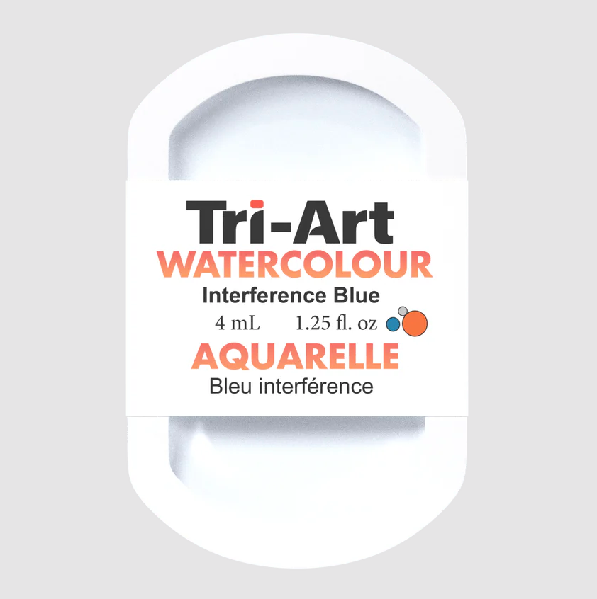 Tri-Art Watercolour 4mL Pan, Interference Blue (Series 2)