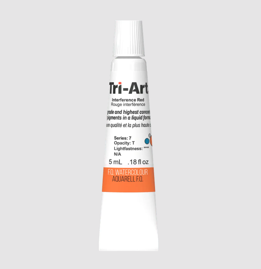 Tri-Art Watercolour 5ml Tube, Interference Red (Series 2)
