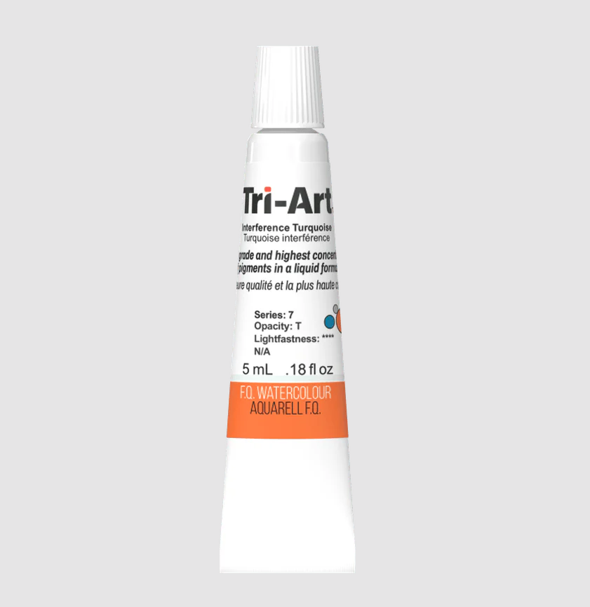 Tri-Art Watercolour 5ml Tube, Interference Turquoise (Series 2)