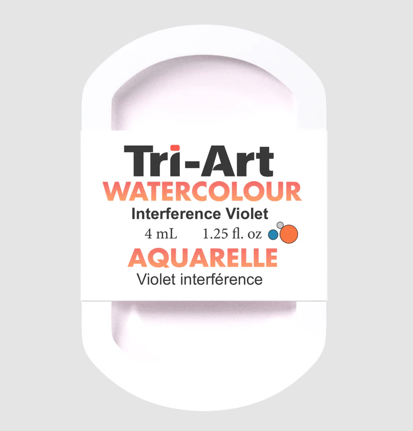 Tri-Art Watercolour 4mL Pan, Interference Violet (Series 2)