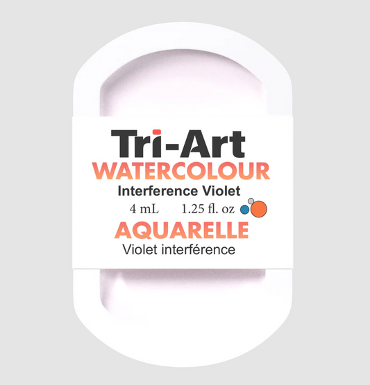 Tri-Art Watercolour 4mL Pan, Interference Violet (Series 2)