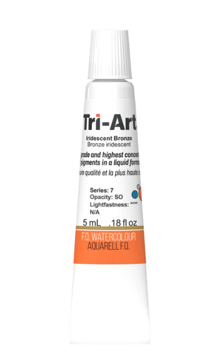 Tri-Art Watercolour 5ml Tube, Iridescent Bronze (Series 2)