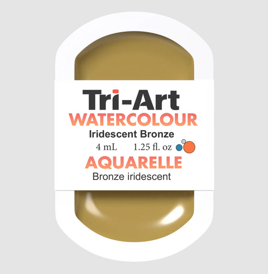 Tri-Art Watercolour 4mL Pan, Iridescent Bronze (Series 2)