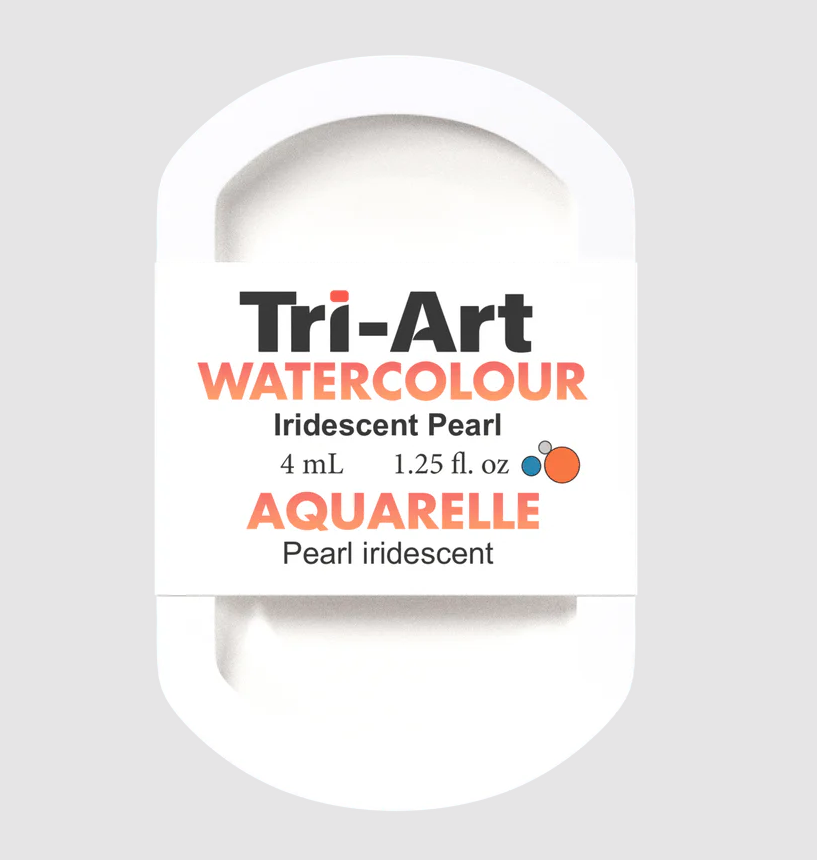 Tri-Art Watercolour 4mL Pan, Iridescent Pearl (Series 2)