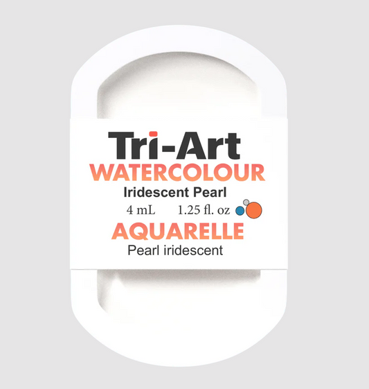 Tri-Art Watercolour 4mL Pan, Iridescent Pearl (Series 2)