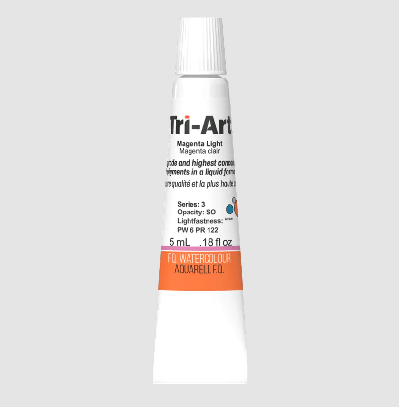 Tri-Art Watercolour 5ml Tube, Magenta Light (Series 1)