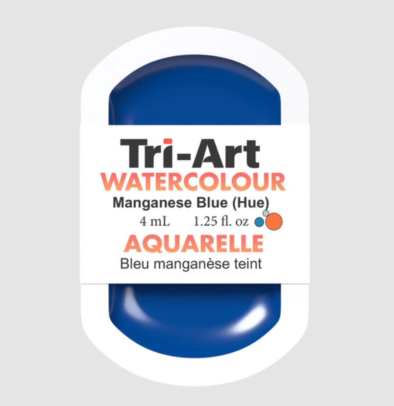 Tri-Art Watercolour 4mL Pan, Manganese Blue (Hue) (Series 1)