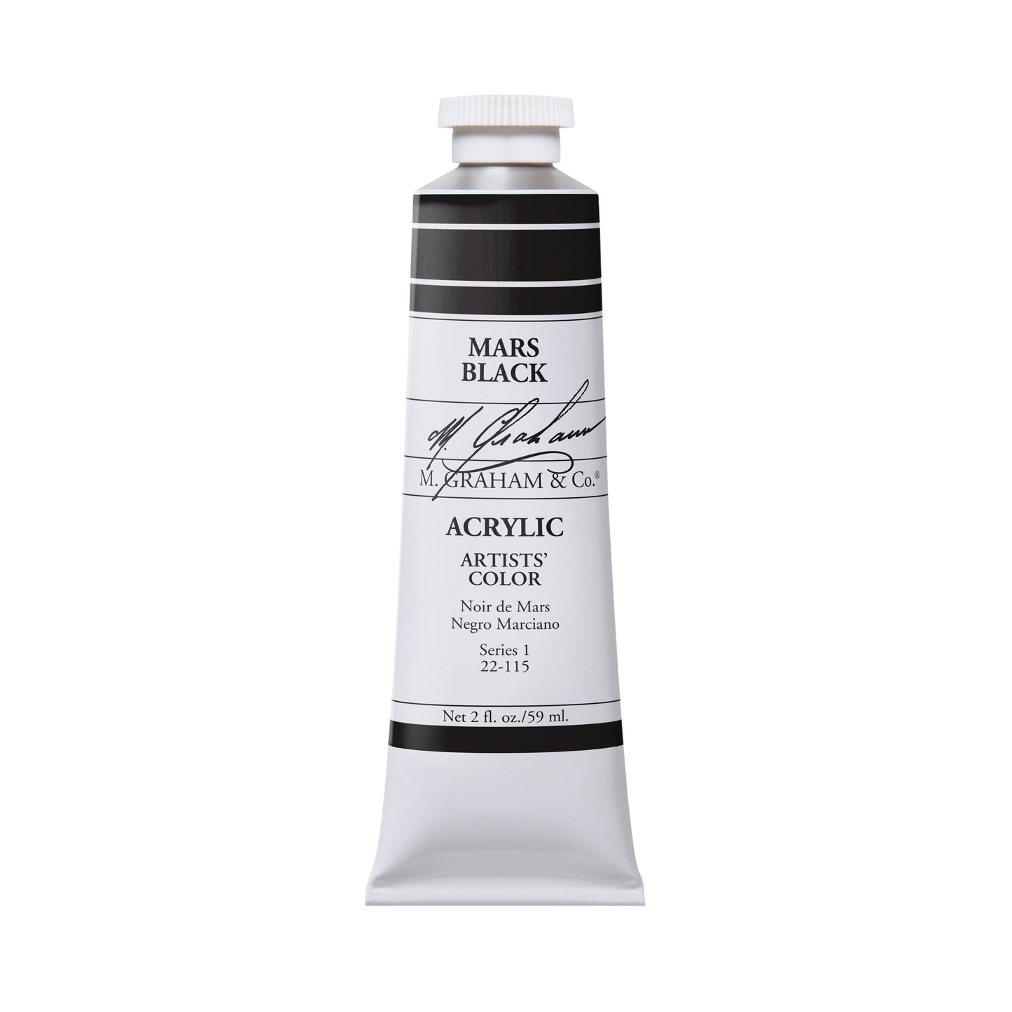 M. Graham | Acrylic Mars Black | 59ml