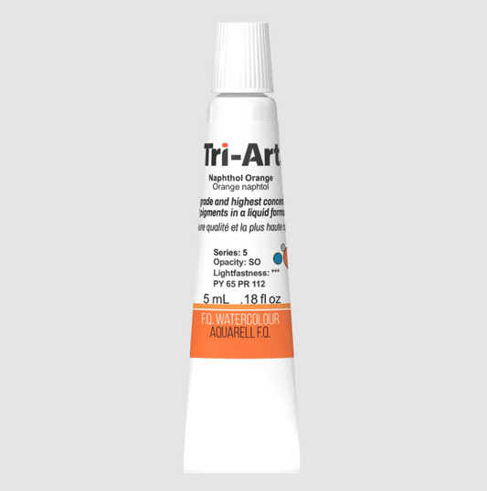 Tri-Art Watercolour 5ml Tube, Naphthol Orange (Series 2)