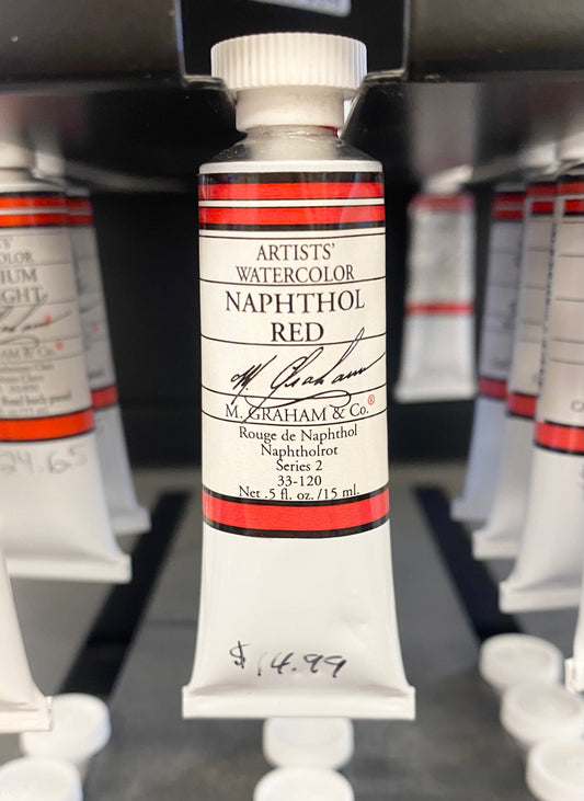 M. Graham Naphthol Red 0.5 oz (15 ml) Artists' Watercolor