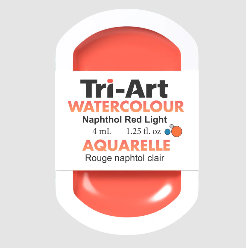 Tri-Art Watercolour 4mL Pan, Naphthol Red Light (Series 2)