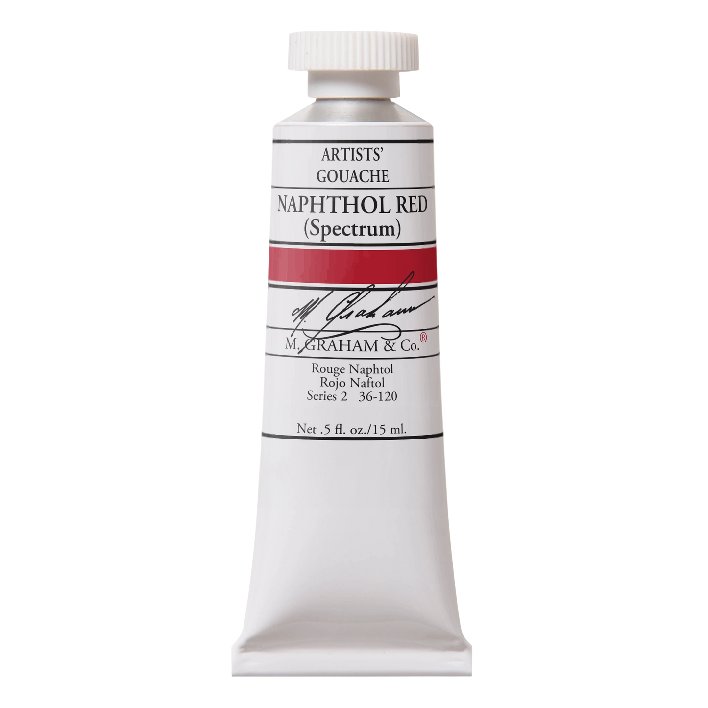 M. GRAHAM Artists' Gouache Naphthol Red (15ml)