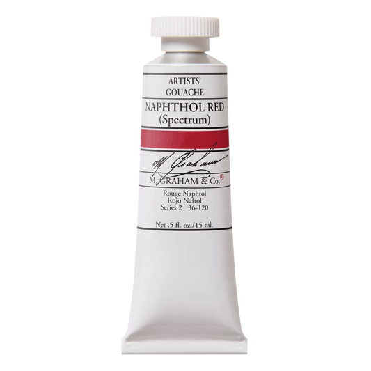 M. GRAHAM Artists' Gouache Naphthol Red (15ml)