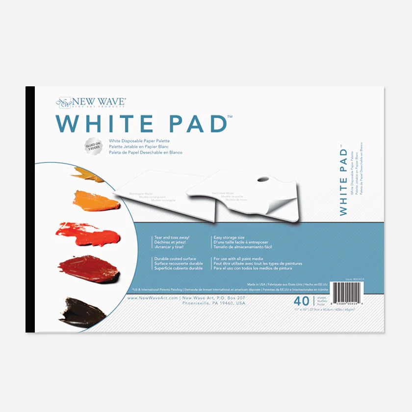 New Wave White Pad (Rectangular, 11x16in)