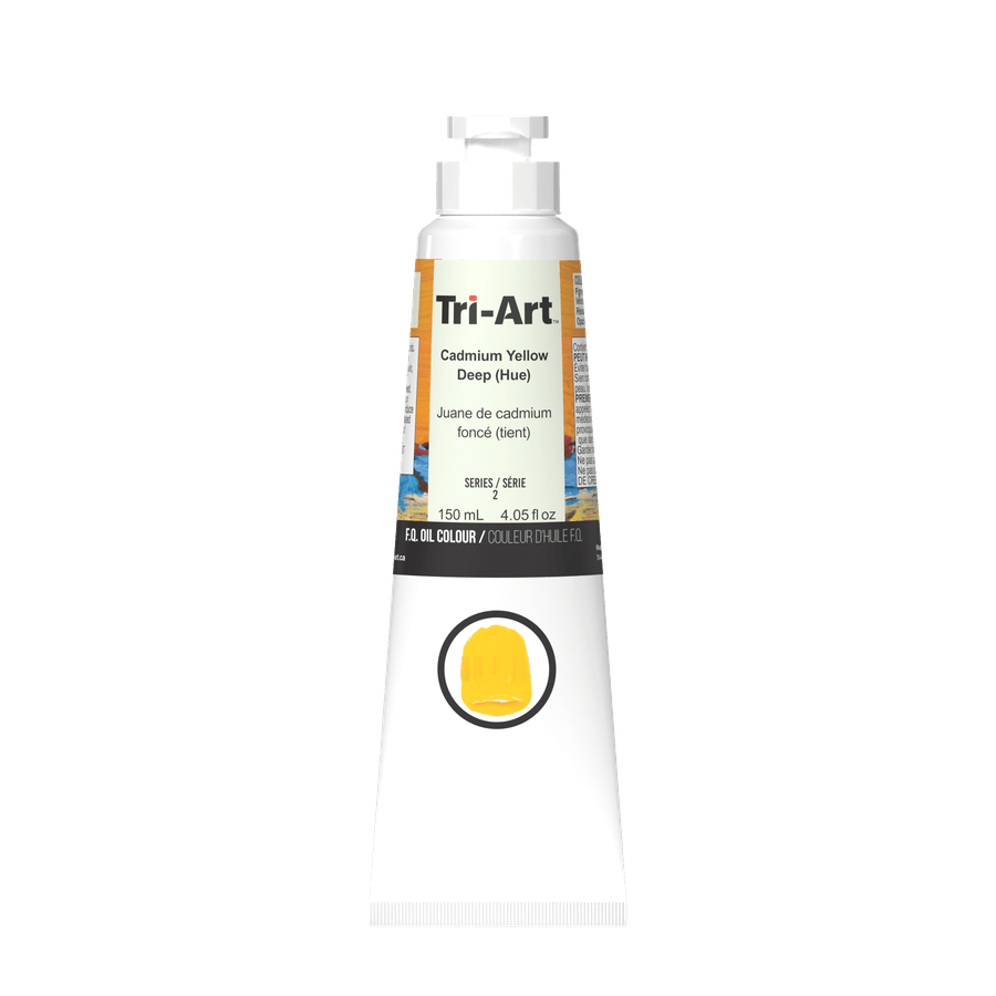 Tri-Art Oil Colours - Cadmium Yellow Deep Hue