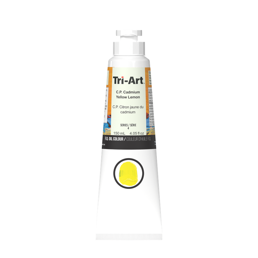 Tri-Art Oil Colours - C.P. Cadmium Yellow Lemon