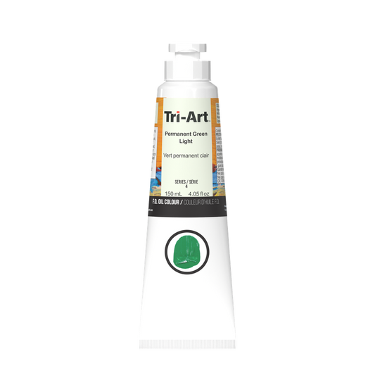 Tri-Art Oil Colours - Permanent Green Light