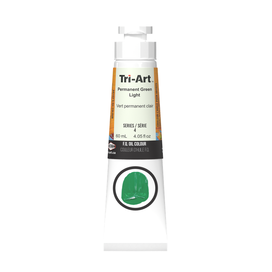 Tri-Art Oil Colours - Permanent Green Light