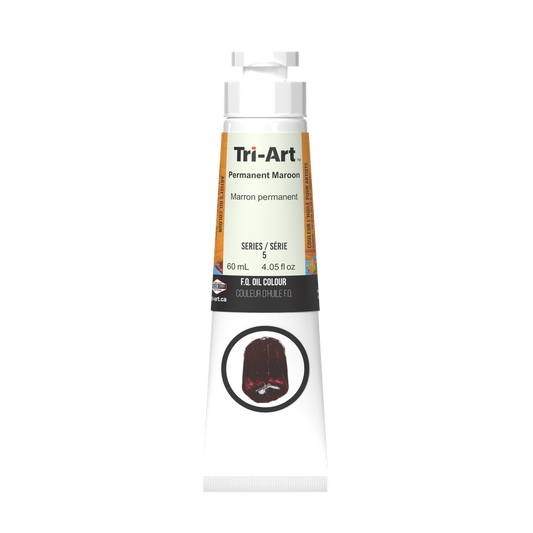 Tri-Art Oil Colours - Permanent Maroon