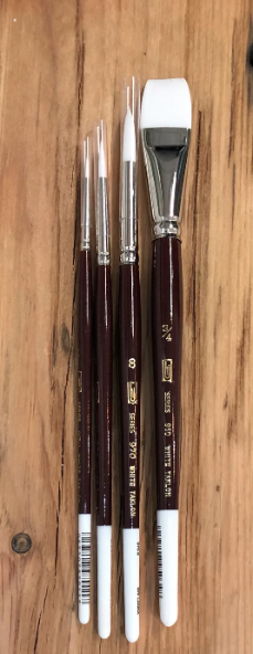 BRUSHES - HJ Watercolor brushes (set of 4)
