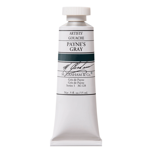 M. GRAHAM Artists' Gouache Paynes Gray (15ml)