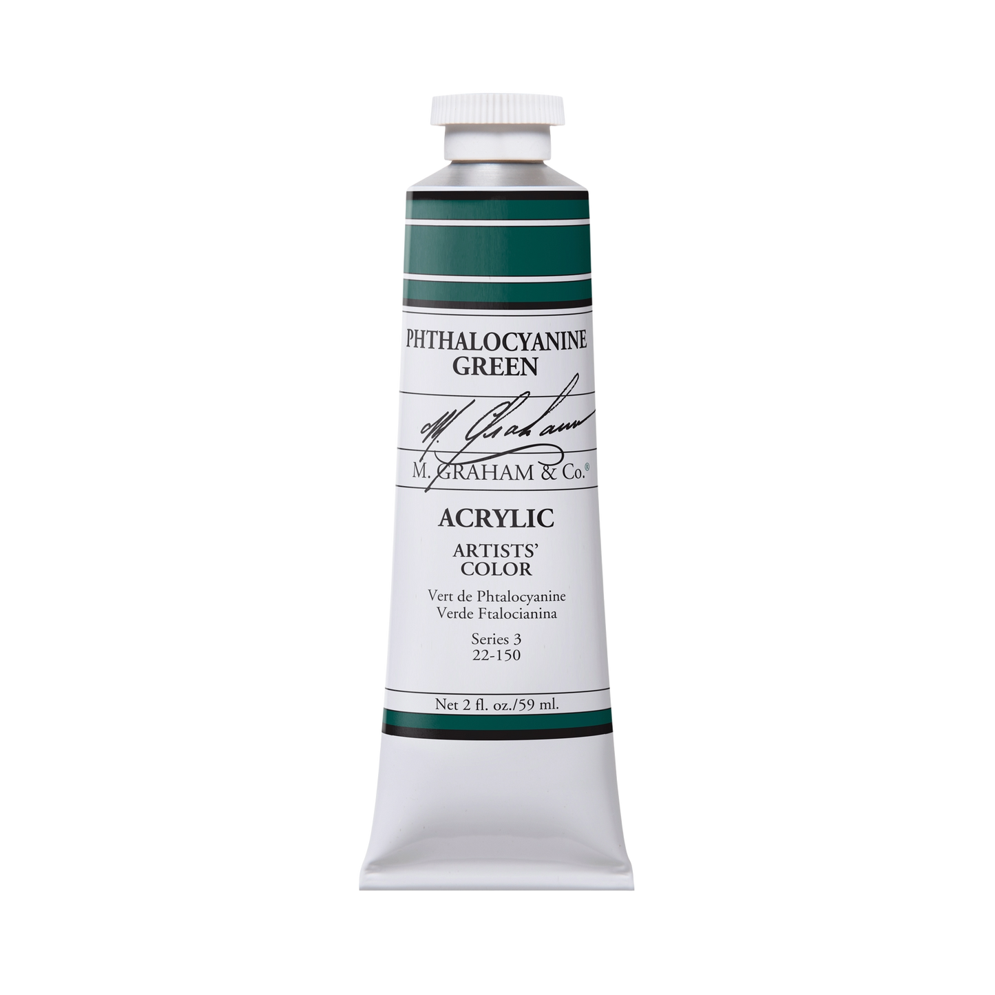 M. Graham | Acrylic Phthalocyanine Green | 59ml