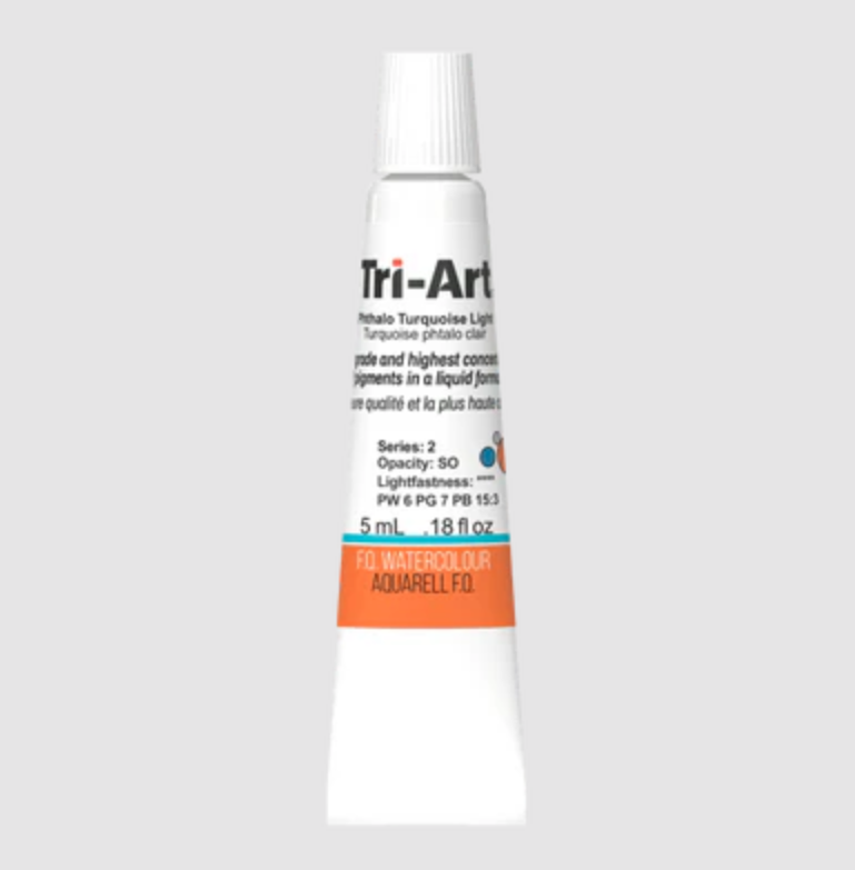 Tri-Art Watercolour 5ml Tube, Phthalo Turquoise Light (Series 1)