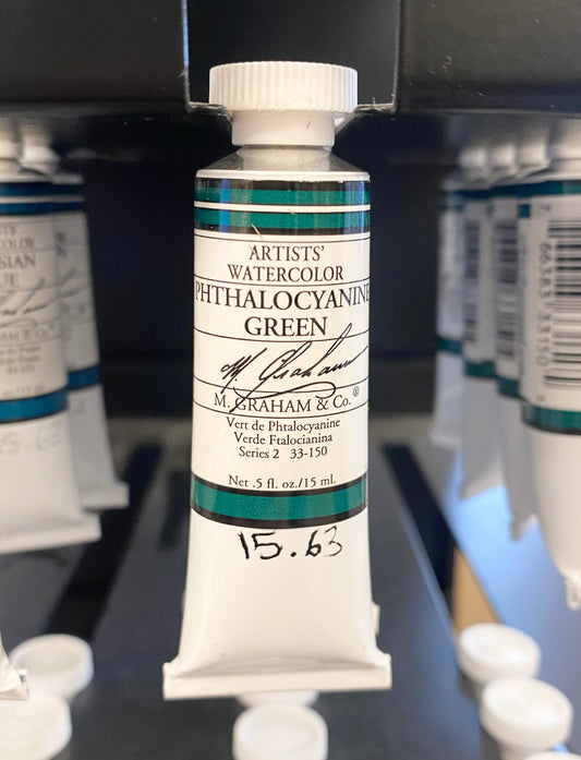 M. Graham Phthalocyanine Green 0.5 oz (15 ml) Artists' Watercolor