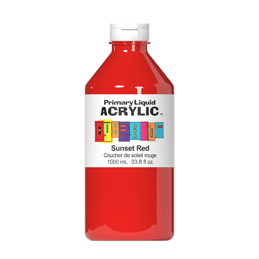 Primary Liquid Acrylic - Sunset Red