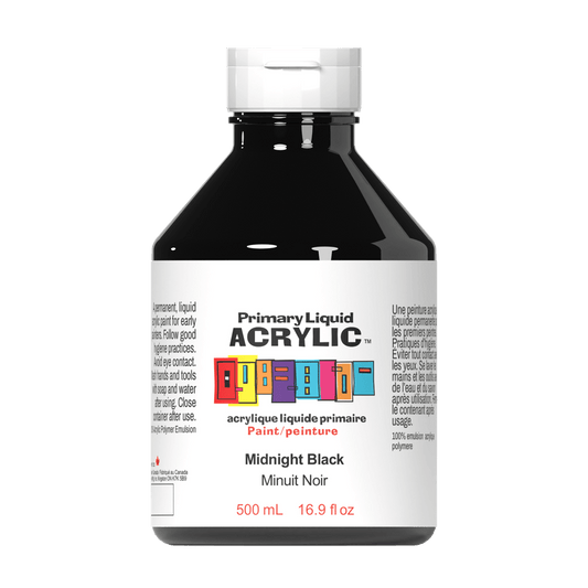 Primary Liquid Acrylic - Midnight Black
