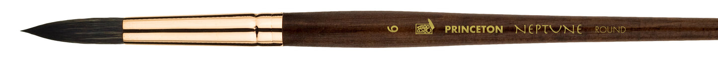 Princeton - Neptune Synthetic Squirrel - Short Handle - Round