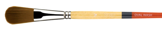 Princeton - Snap! Gold Taklon - Short Handle - Oval Wash