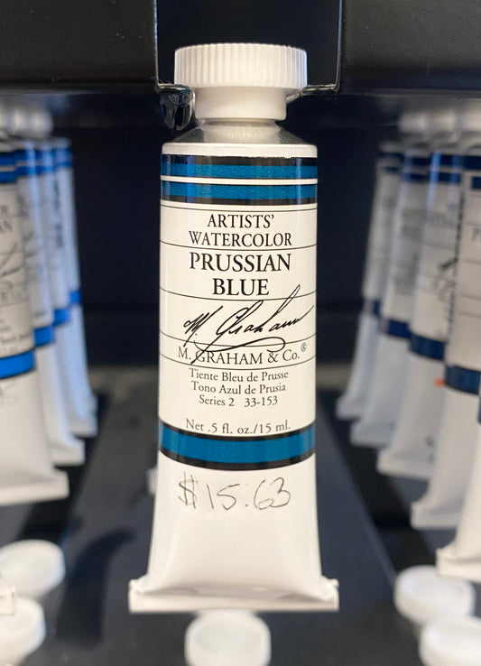 M. Graham Prussian Blue 0.5 oz (15 ml) Artists' Watercolor