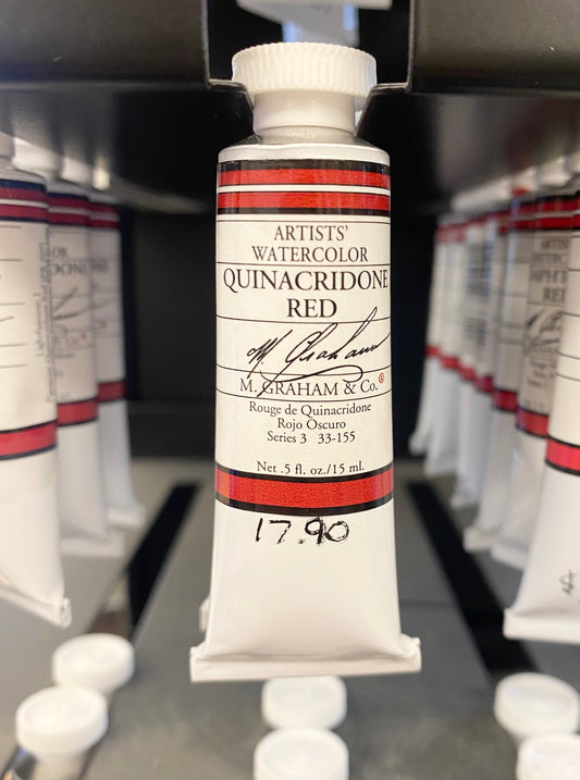 M. Graham Quinacridone Red 0.5 oz (15 ml) Artists' Watercolor