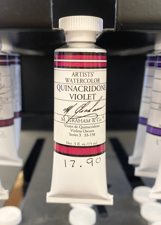 M. Graham Quinacridone Violet 0.5 oz (15 ml) Artists' Watercolor