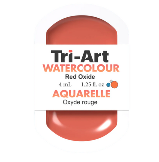 Tri-Art Watercolour 4mL Pan, Red Oxide (Series 1)