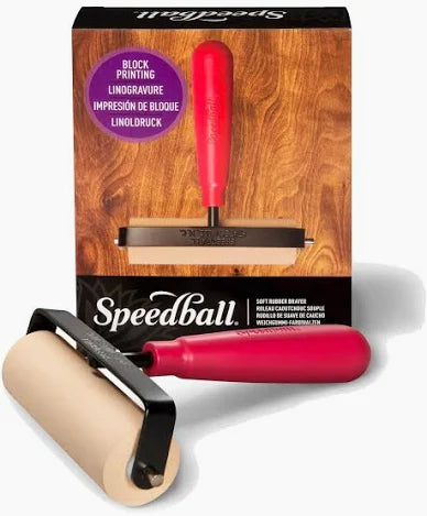 Speedball Soft Rubber Brayer 4 inch