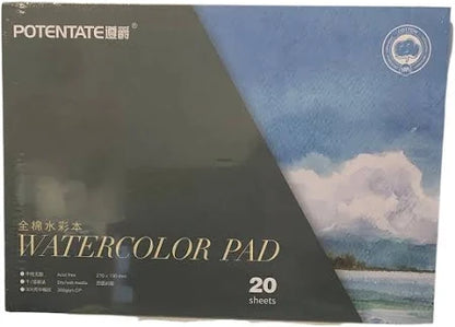 Potentate Watercolor Pad (380x270mm, 300g, 20 sheets)