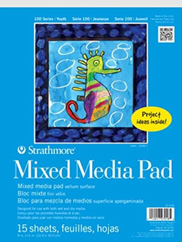 Strathmore Mixed Media Kids Pad (15 Sheets, 9x12in)